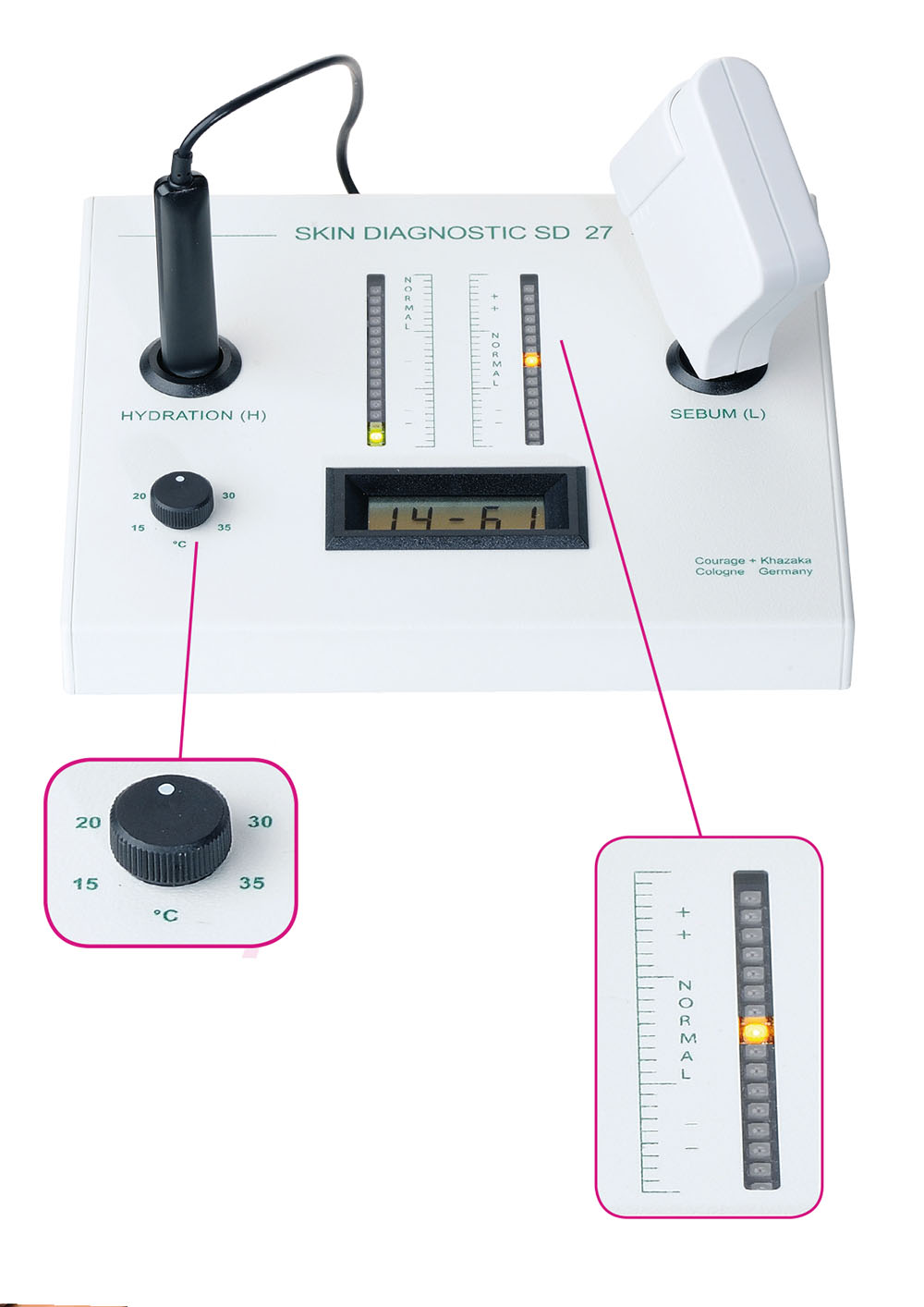 Courage + Khazaka Electronic, Köln - Skin Diagnostic SD 27 (E)
